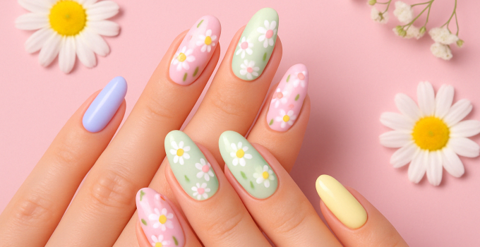 Frühlingshafte Nageltrends die du 2025 lieben wirst Pastellfarben und Blumenmuster in Perfektion