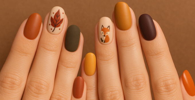 Herbstliche Nageldesigns die du diesen Herbst unbedingt ausprobieren musst