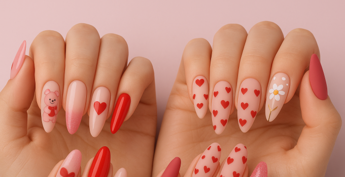 Valentinstagsnägel die du lieben wirst